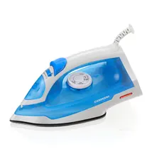 Stoomstrijkijzer 2000W, wit/blauw