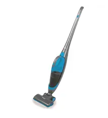 Snoerloze, oplaadbare 2-in-1 stofzuiger met nat- en droogzuigfuncties - Blauw