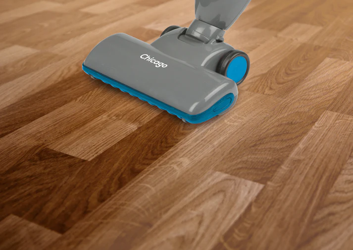 Snoerloze, oplaadbare 2-in-1 stofzuiger met nat- en droogzuigfuncties - Blauw