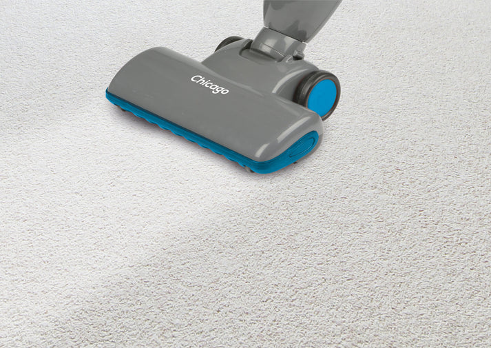 Snoerloze, oplaadbare 2-in-1 stofzuiger met nat- en droogzuigfuncties - Blauw