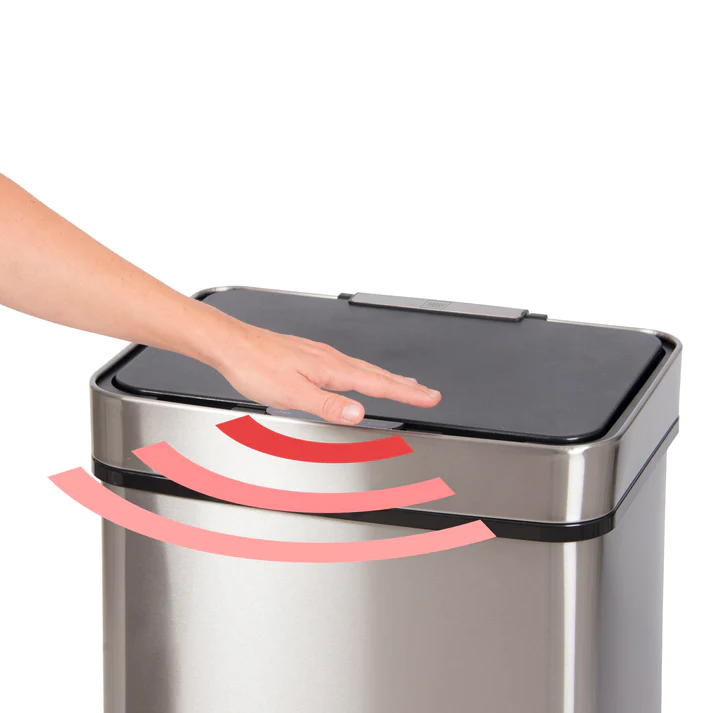 Sensor afvalcontainer / Comfortliving 65l met 4 compartimenten en lade