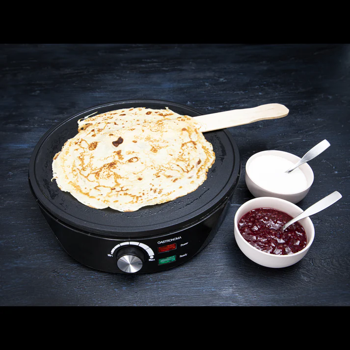 Crepe maker 1000W, zwart