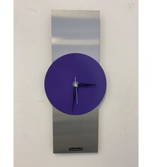 ChantalBrandO Wandklok RVS Purple Haze