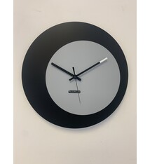 CHANTALBRANDO WANDKLOK ECLIPS BLACK & GREY MODERN DESIGN