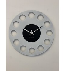 ChantalBrandO Wandklok OLYMPIA Black & White Modern Design