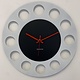 ChantalBrandO Wandklok OLYMPIA Black & White XL Modern Design