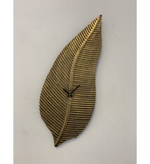 Wandklok Golden Leaf modern design