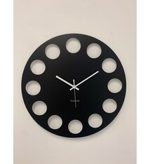 ChantalBrandO Wandklok MARAVAL Black XL Modern Design