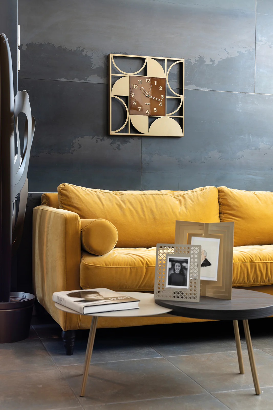 Wandklok Carree modern design