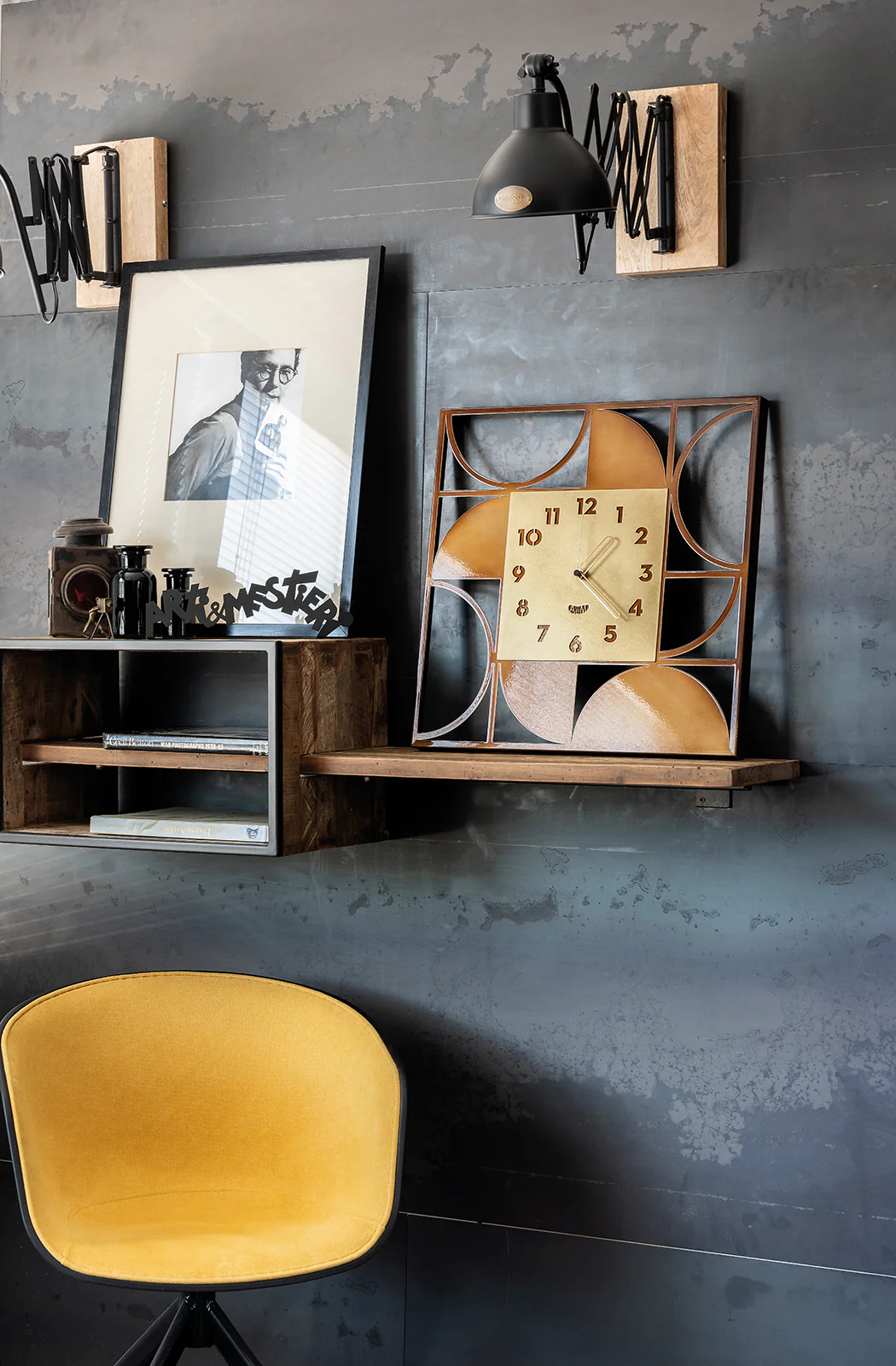 Wandklok Carree modern design
