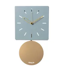 Wandklok met slinger modern design