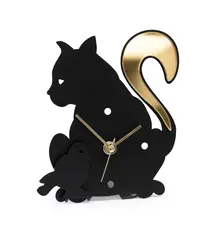 Tafelklok met kat modern design