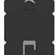 Wandklok Pendulum BLACK Modern Italian Design