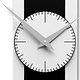 Italiaanse Wandklok GREY Modern Design