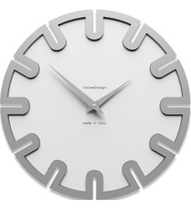 Italiaanse Wandklok Rolanda White Modern Design