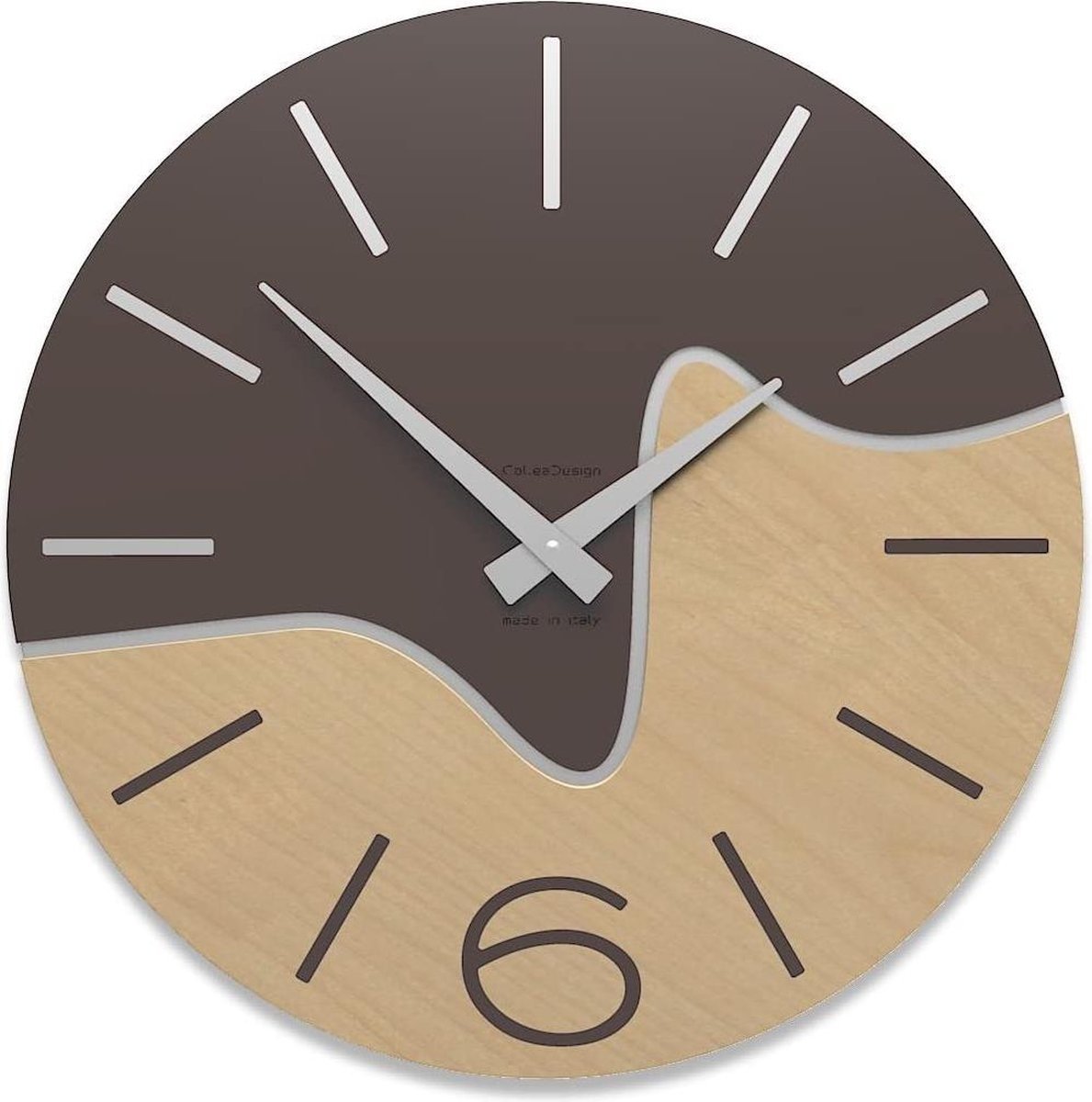 CD Italian Design Wandklok Olivier Choco