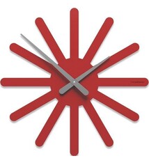 Wandklok ASTER RED modern design