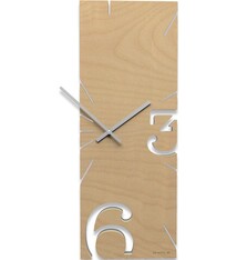 Italiaanse Wandklok GREGO WALNUT MODERN DESIGN