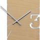 Italiaanse Wandklok GREGO WALNUT MODERN DESIGN