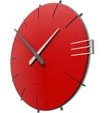 Wandklok MILANO RED MODERN DESIGN
