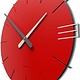 Wandklok MILANO RED MODERN DESIGN