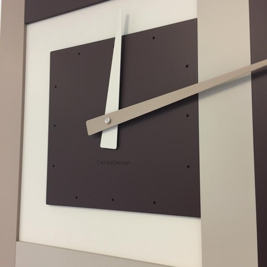 WANDKLOK SQUARE 40 CHOCO MODERN DESIGN