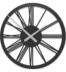 Wandklok TAQUINO BLACK MODERN DESIGN