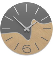 CD Italian Design Wandklok Olivier Kwarts Antraciet