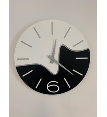 WANDKLOK OLIV BLACK & WHITE MODERN DESIGN