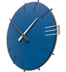 Wandklok MILANO BLUE MODERN DESIGN