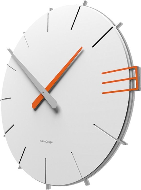 Italiaanse Wandklok MILANO BIANCO MODERN DESIGN