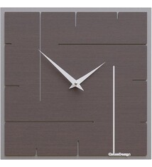 Wandklok GUIDO WENGE Modern Design Italiaanse Wandklok