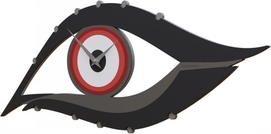 WANDKLOK "EYE IN THE SKY" MODERN DESIGN Italiaanse Wandklok