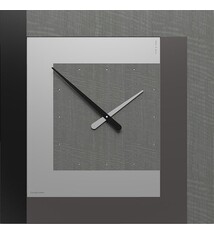 Italiaanse Wandklok STRIPES MODERN DESIGN GRIJS