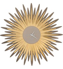 Arti e Mestieri Collectie – Handgemaakt – Wandklok Italiaanse Design Steek brons / trans goud - 60 cm