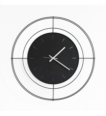 Wandklok Italiaanse Design NADU Small zwart
