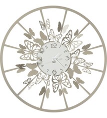 Arti e Mestieri Collectie - Handgemaakt – Grote Wandklok SFAR Zand/Marmer 60cm