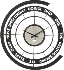 Arti e Mestieri Collectie – Handgemaakt – Wandklok Italiaans Design 45x50cm Scipre