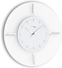 Incantesimo Collectie Italiaanse Design Wandklok RAM 35 cm metalica-bianco
