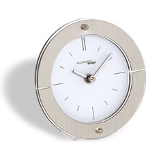 Incantesimo Collectie Italiaanse Design Tafelklok Fabula 14 cm bianco