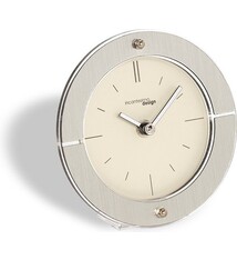 Incantesimo Collectie Italiaanse Design Tafelklok Fabula 14 cm tortora