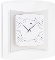 Incantesimo Collectie Italiaanse Design Wandklok Kwintus 35 cm Bianco