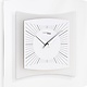 Incantesimo Collectie Italiaanse Design Wandklok Kwintus 35 cm Bianco