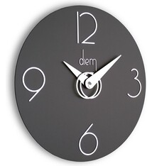 Incantesimo Collectie Italiaanse Design Wandklok Diem GREY 40CM