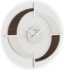 Incantesimo Collectie Italiaanse Design Wandklok Modus Mocha 40CM