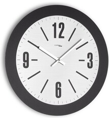 Incantesimo Collectie Italiaanse Design Wandklok Decimus Black 40CM