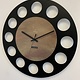 ChantalBrandO Wandklok MARAVAL Black & Copper - Gold XL Modern Design