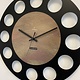 ChantalBrandO Wandklok MARAVAL Black & Copper - Gold XL Modern Design