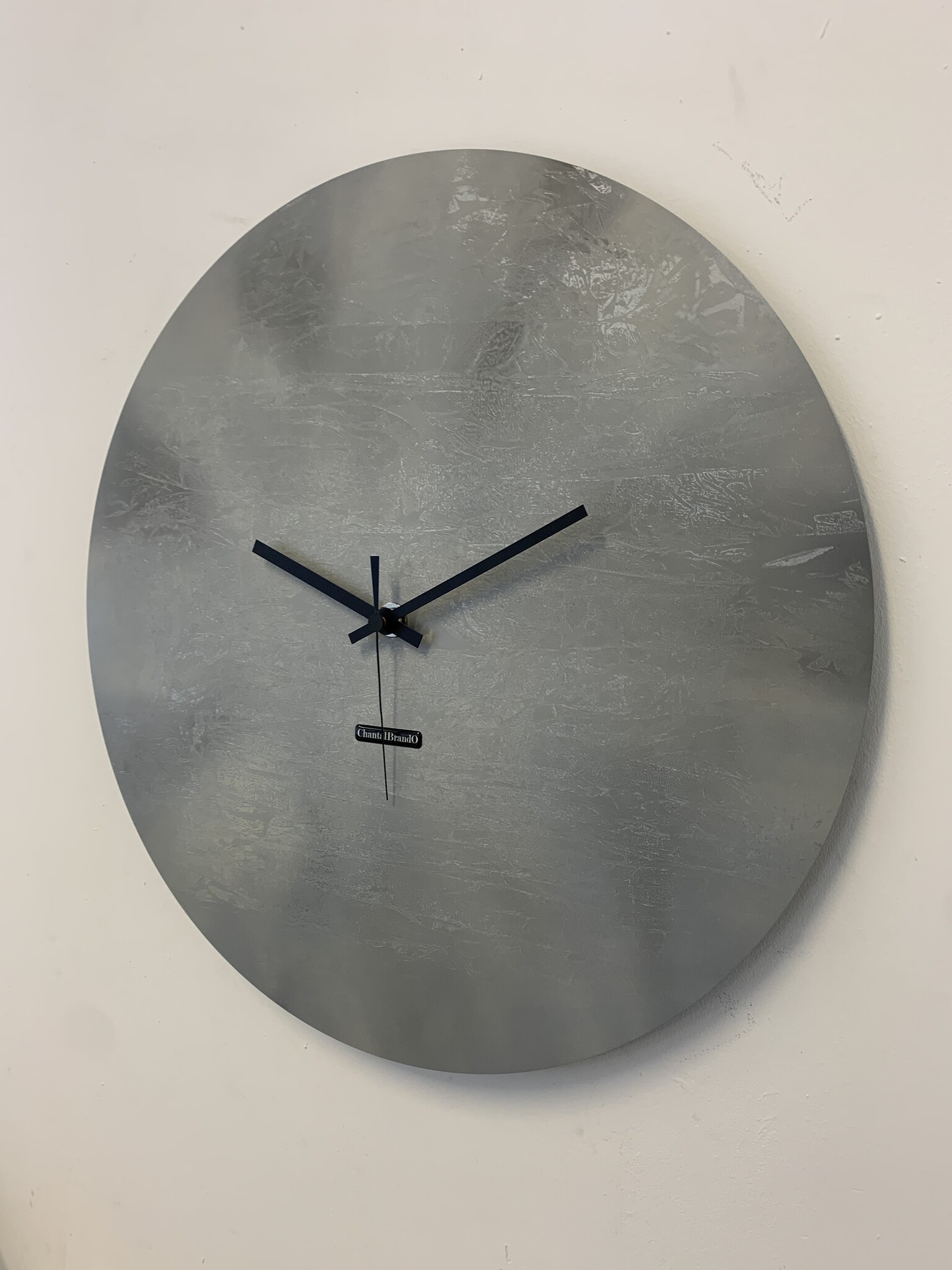 ChantalBrandO Wandklok BRETAGNE XL Modern Industrieel Design