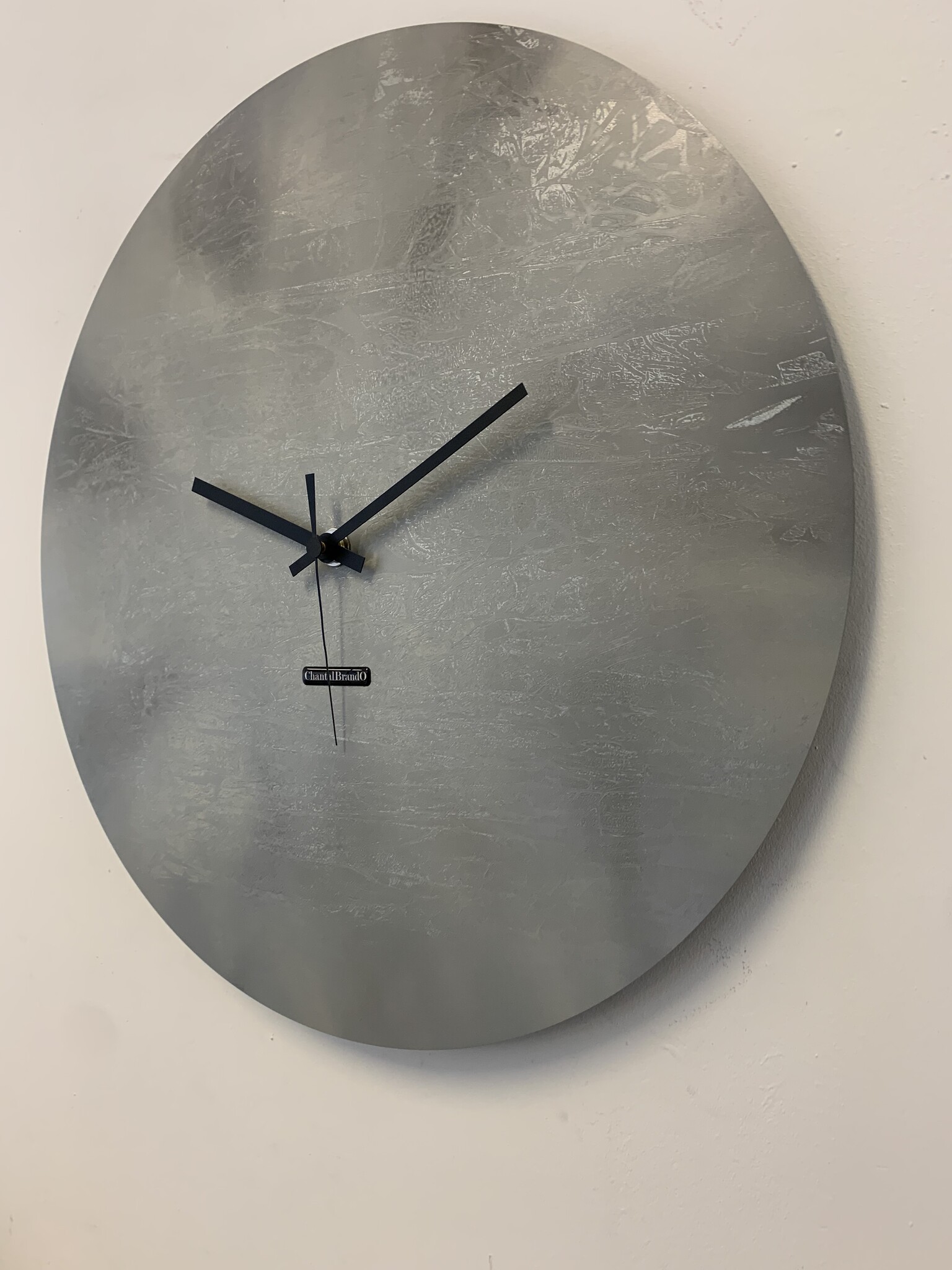 ChantalBrandO Wandklok BRETAGNE XL Modern Industrieel Design
